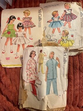 5/$25 Vintage Sewing Pattern Pack McCalls